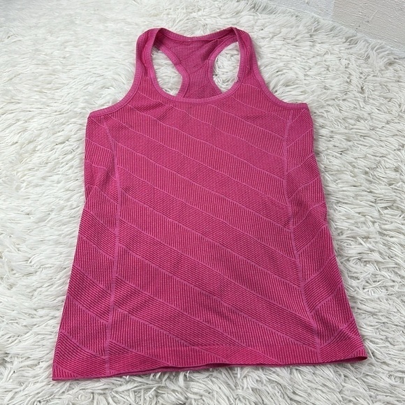 Lululemon Run: Swiftly Tech Racerback Heathered Jewelled Magenta - Picture 1 of 4